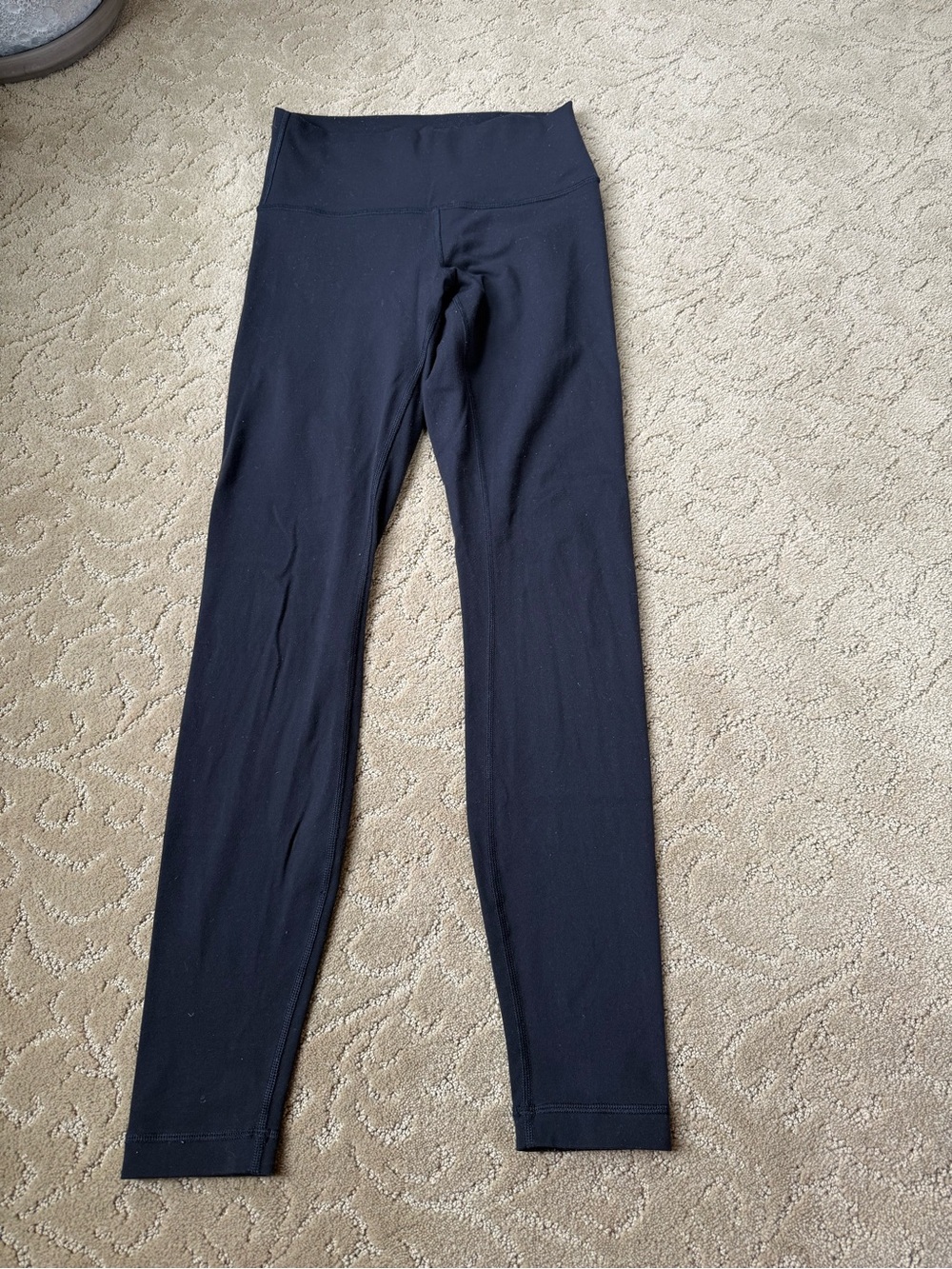 Size 6 Lululemon High-Waist Black Leggings